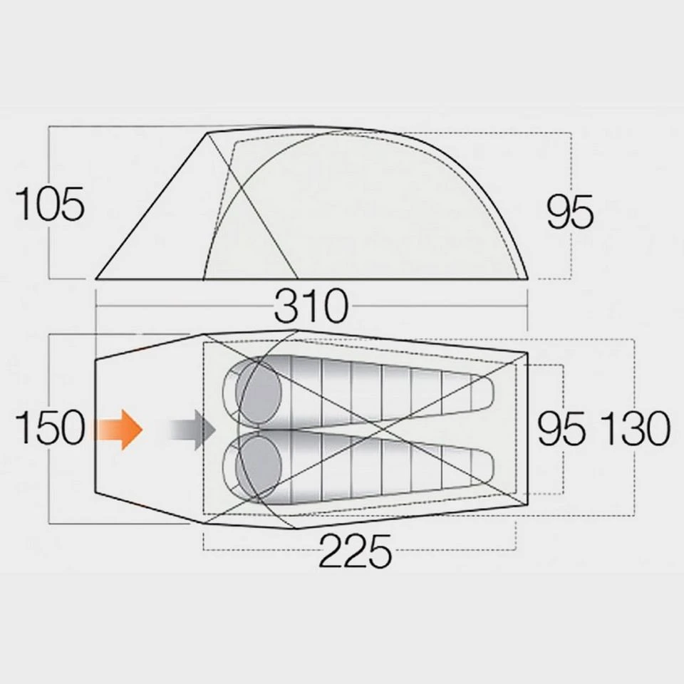 Vango Mirage Pro 200 Tent - Image 2