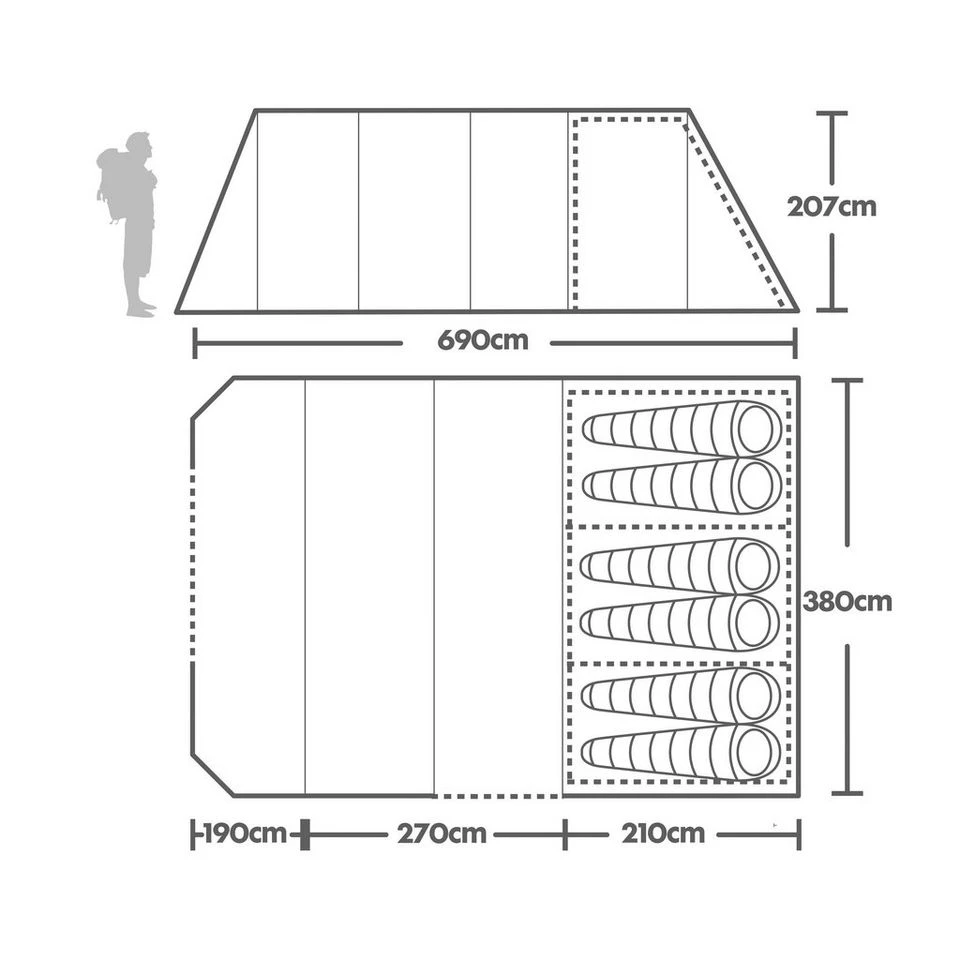 Vango Callao 600XL Family Tent - Image 2