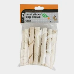 Mint Flavour Rawhide Twist Sticks 25 Pack