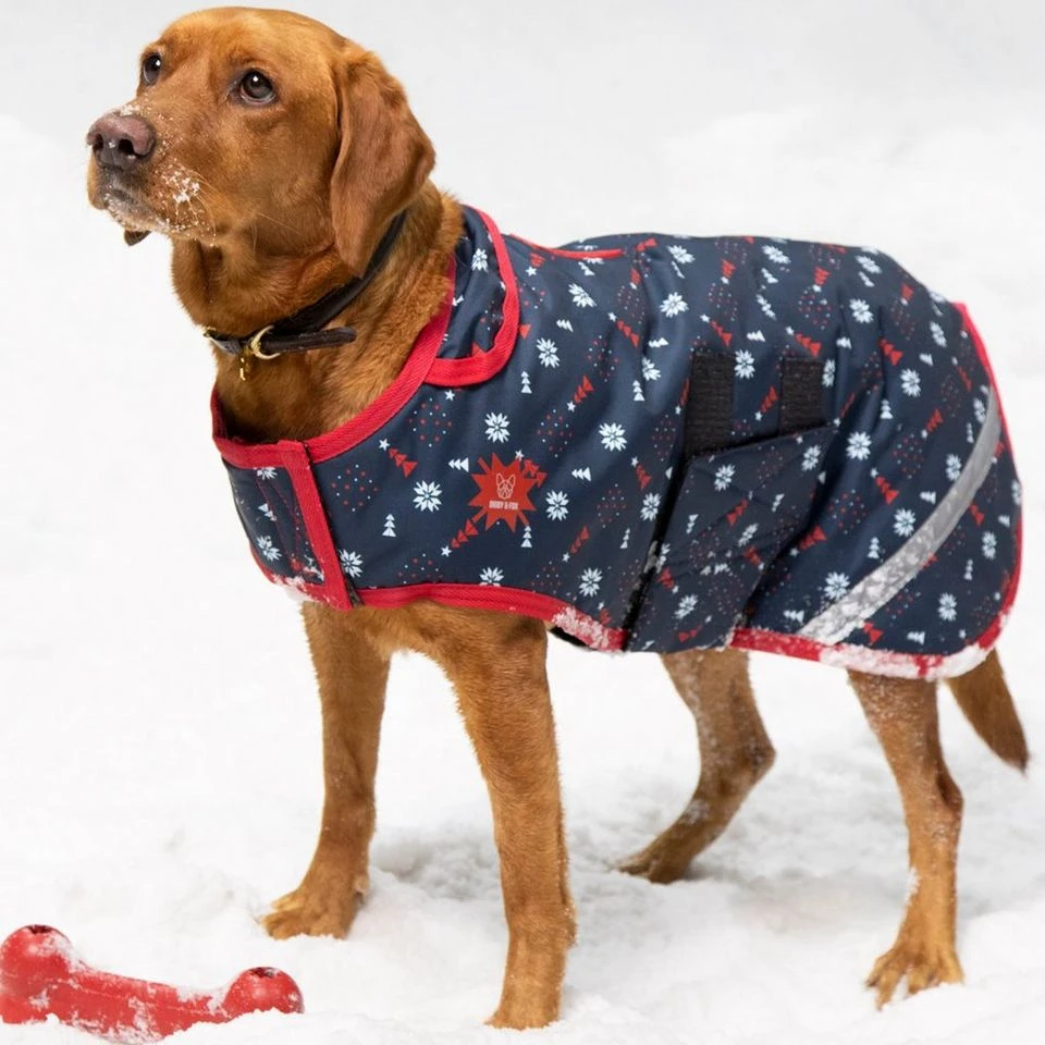 Christmas Waterproof Dog Coat - Image 2